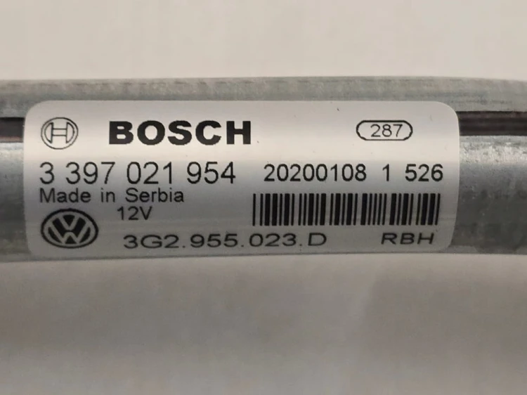 VW PASSAT B8 MECHANIZM WYCIERACZEK UK 3G2955023D ANGLIK