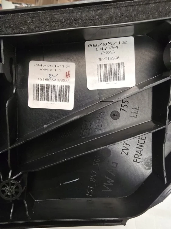 LUSTERKO PRZEDNIE LEWE VW UP CITYGO MII 1S1857501BG CHROM 7 PIN+1