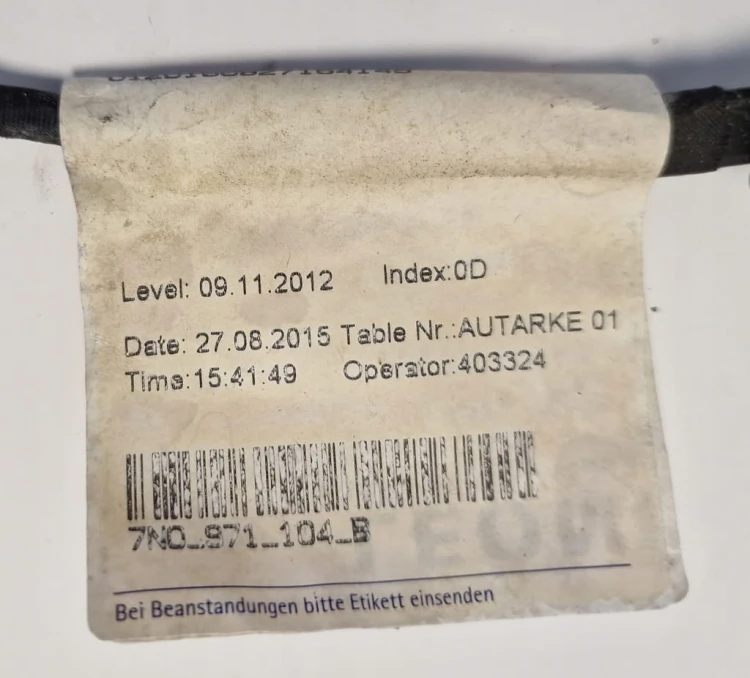 VW SHARAN WIĄZKA 4PDC ZDERZAK TYŁ 7N0971104B