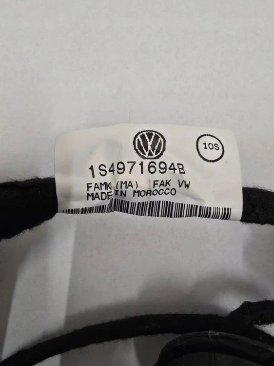 VW UP CITIGO MII WIĄZKA DRZWI PRAWY TYŁ 1S4971694B