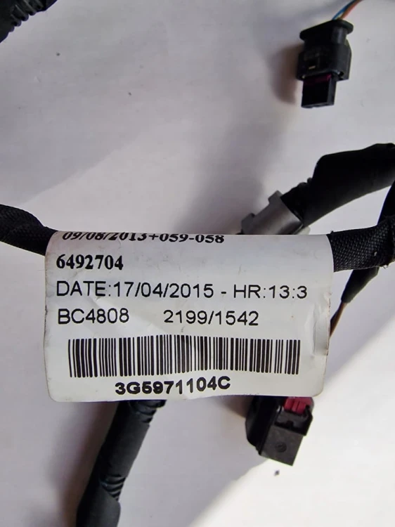VW PASSAT B8 WIĄZKA 4PDC ZDERZAKA TYŁ 3G5971104C