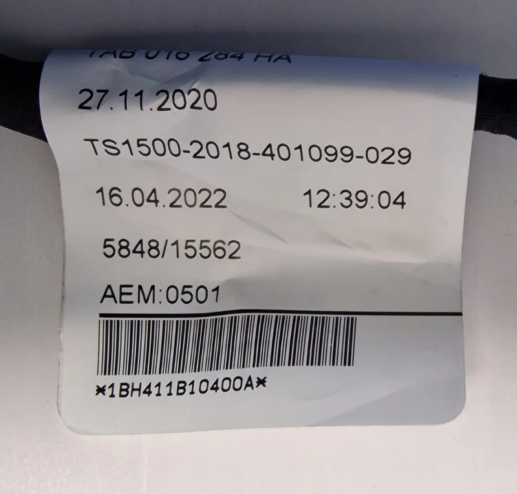 VW ID.4 WIĄZKA 4PDC ZDERZAKA TYŁ 11B971104