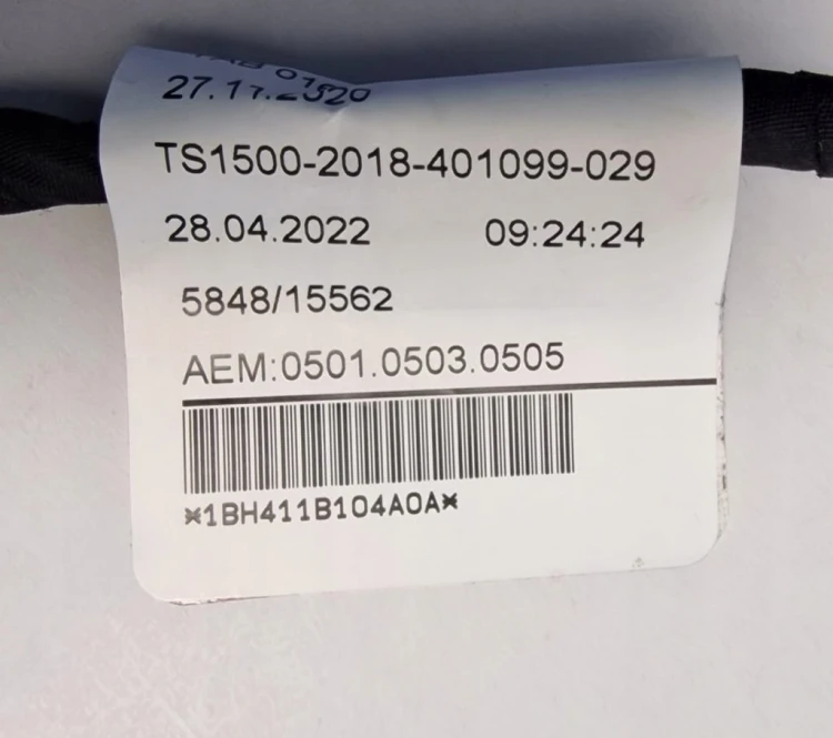 VW ID.4 WIĄZKA 4PDC ZDERZAKA TYŁ 11B971104A