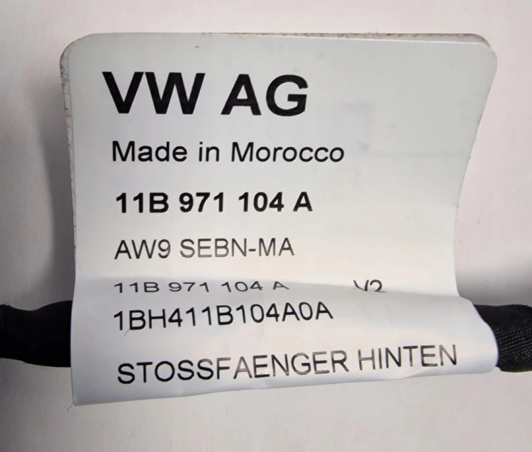 VW ID.4 WIĄZKA 4PDC ZDERZAKA TYŁ 11B971104A