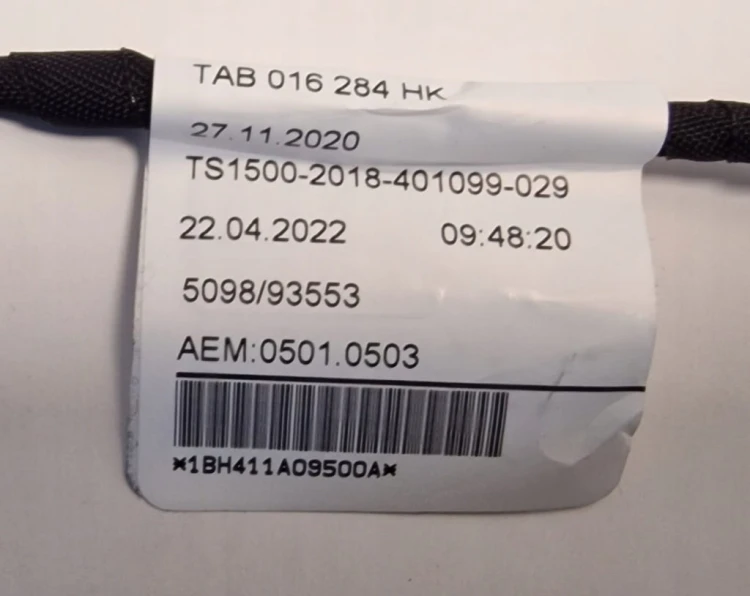 VW ID.4 WIĄZKA 4PDC ZDERZAKA PRZÓD 11A971095