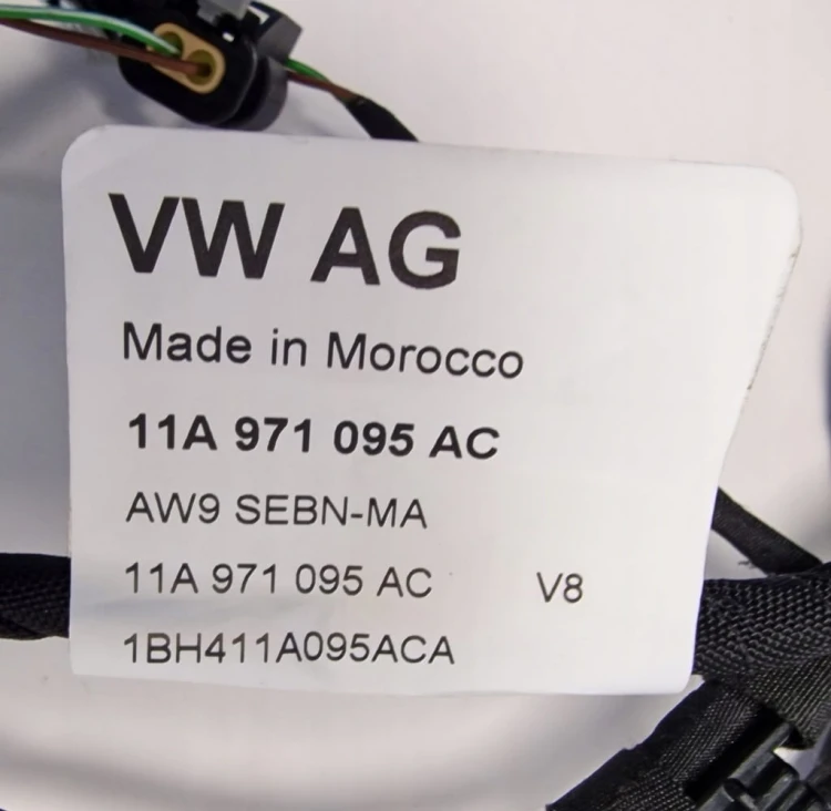 VW ID.4 WIĄZKA 6PDC ZDERZAKA PRZÓD 11A971095AC