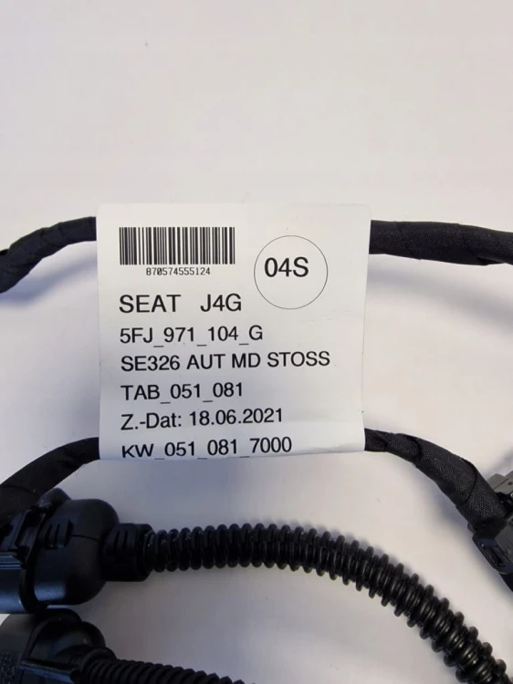 WIĄZKA ZDERZAKA TYŁ SEAT TARRACO 5FJ971104G 6 PDC WTYCZKA POD EASY OPEN