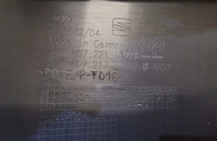 ZDERZAK PRZEDNI SEAT TARRACO LC9X 6XPDC ZDERZAK PRZÓD 5FJ807221