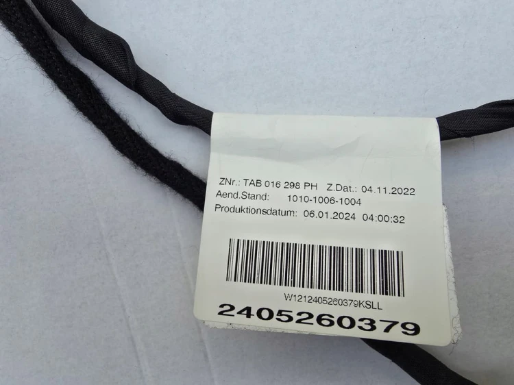 VW ID BUZZ WIĄZKA ELEKTRYCZNA TYLNYCH LEWYCH DRZWI PRZESUWNYCH 1T5970136