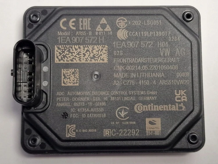 VW ID.3 ID.4 ID.5 RADAR SENSOR 1EA907572H