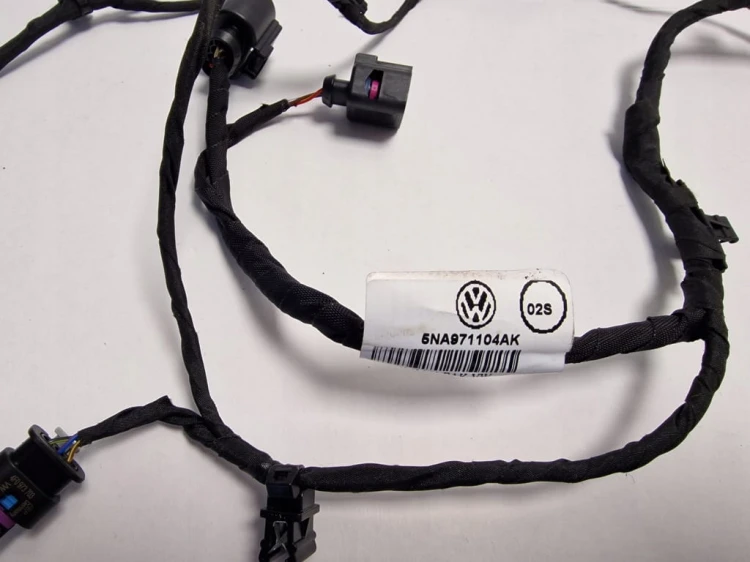 VW TIGUAN WIĄZKA PDC ZDERZAK TYŁ 6PDC 5NA971104AK WTYCZKA DO EASY OPEN