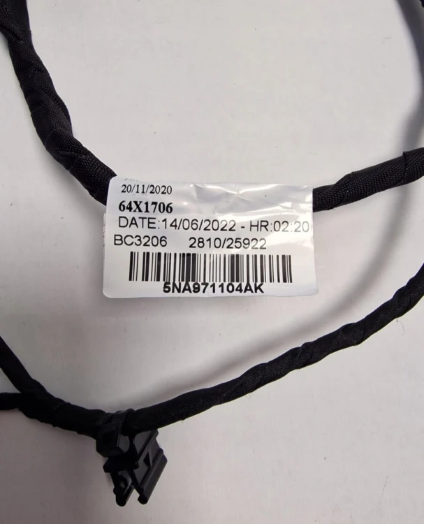 VW TIGUAN WIĄZKA PDC ZDERZAK TYŁ 6PDC 5NA971104AK WTYCZKA DO EASY OPEN