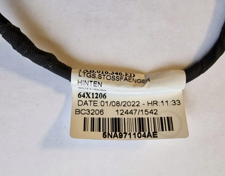 VW TIGUAN WIĄZKA PDC ZDERZAK TYŁ 4PDC 5NA971104AE