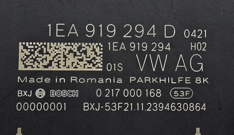 VW AUDI SKODA SEAT MODUŁ STEROWNIK PDC PARKOWANIA 1EA919294D
