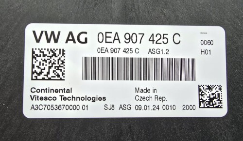 VW AUDI SKODA SEAT MODUŁ STEROWNIK KOMPUTER SILNIKA 0EA907425C