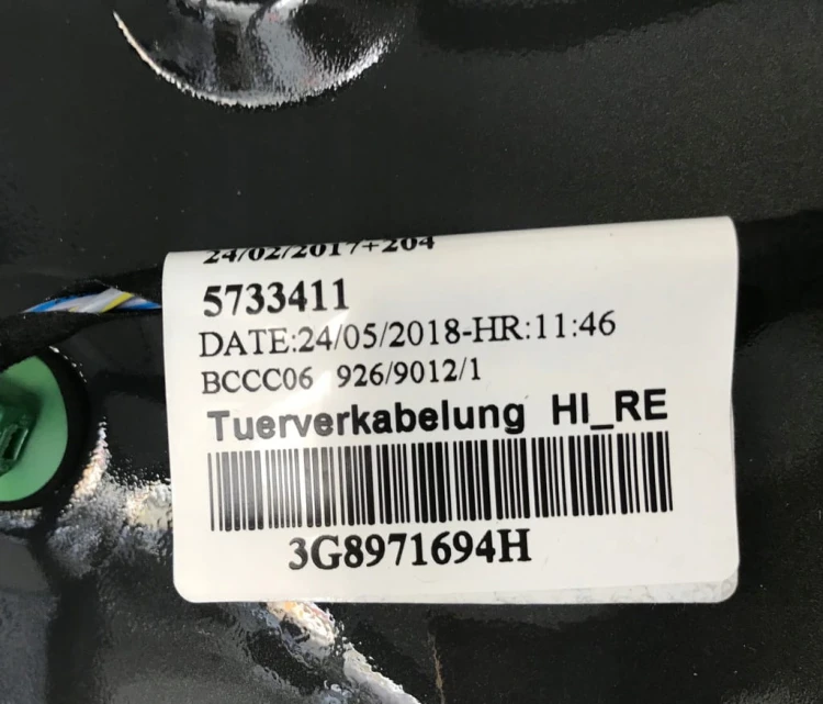 VW ARTEON DRZWI 3G8831312C PRAWY TYŁ LI7F