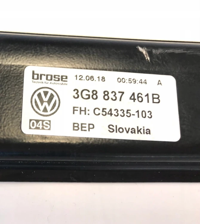 VW ARTEON MECHANIZM SZYBY LEWY PRZÓD 3G8837461B