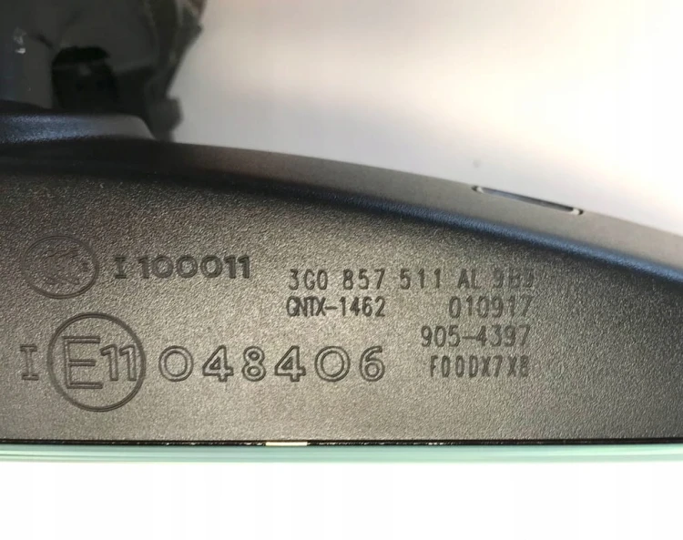 VW TOUAREG 3 III LUSTERKO WSTECZNE 760858547 SZARE