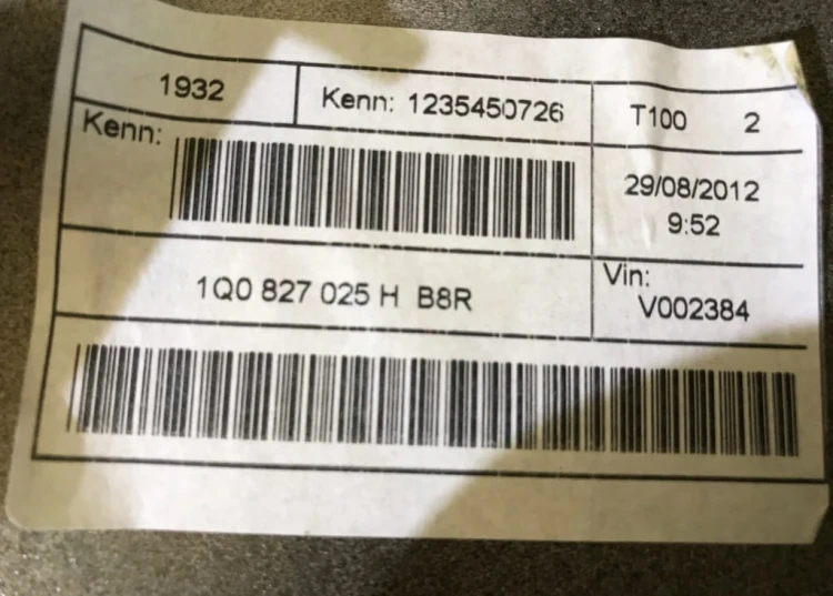 VW EOS KABRIO KLAPA TYŁ TYLNA 1Q0827025 H LB8R