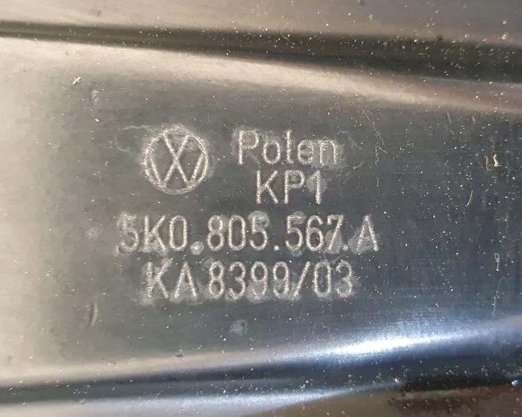 VW GOLF VI WZMOCNIENIE PASA PRZEDNIEGO CHŁODNICE