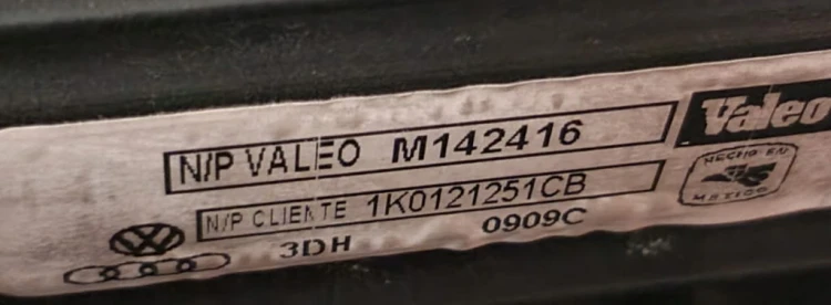 VW GOLF VI WZMOCNIENIE PASA PRZEDNIEGO CHŁODNICE