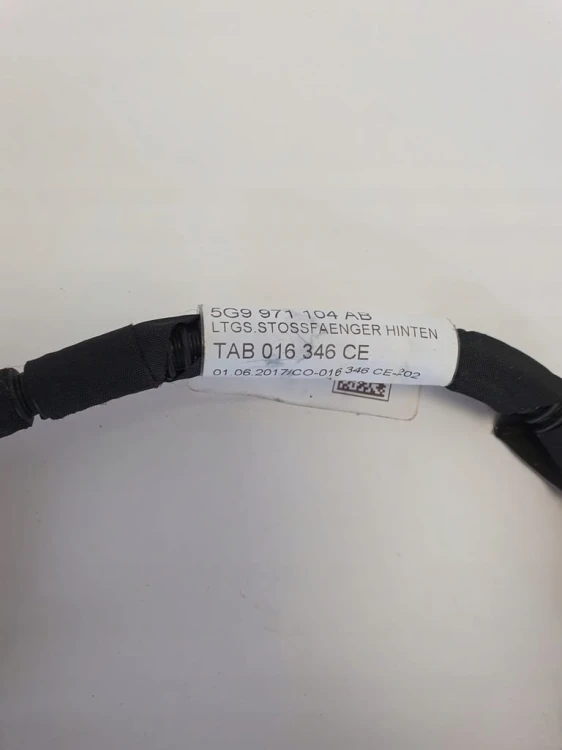 VW GOLF 7 VII WIĄZKA ZDERZAKA TYŁ 6PDC 5G9971104AB