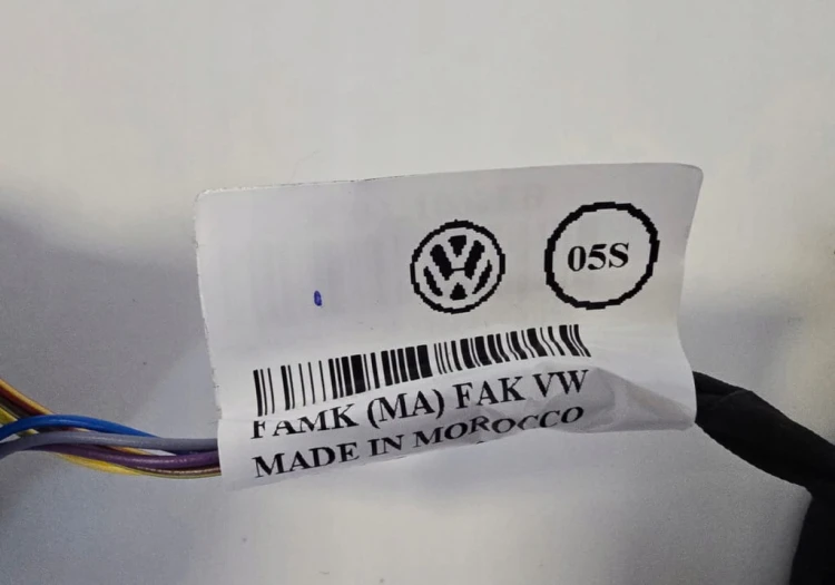 WIĄZKA KABLI ZDERZAKA 4 PDC PRZÓD PRZEDNIA VW PASSAT B8 3G0971095EB