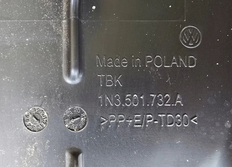 VW ID BUZZ OSŁONA WAHACZA TYLNA PRAWA 1N3501732A