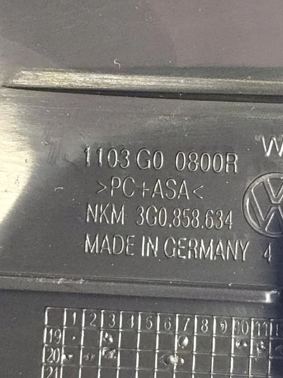 VW PASSAT LUSTERKO WSTECZNE 3G0857511BG