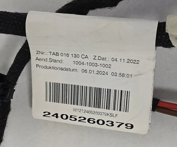 VW ID BUZZ CARGO WIĄZKA DRZWI LEWE PRZEDNIE 1T3970176H 1T3970143
