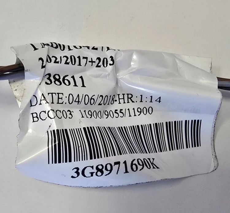 VW ARTEON WIĄZKA PODNOŚNIKA SZYB TYŁ 3G8971690K