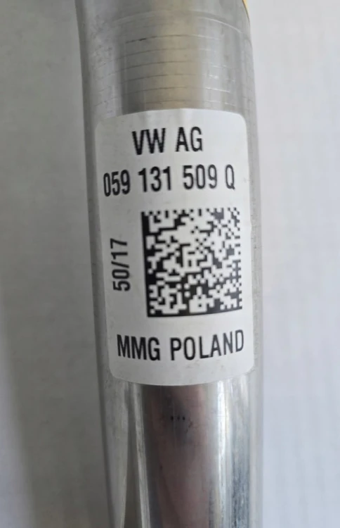 VW TOUAREG III AUDI Q7 Q8 059131509Q RURA PRZEWÓD WYDECHOWY ZAWORU EGR