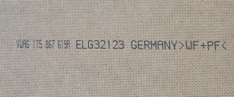 VW ID BUZZ CARGO TAPICERKA PŁYTA TYLNYCH DRZWI LEWYCH SPINKI 1T5867619A