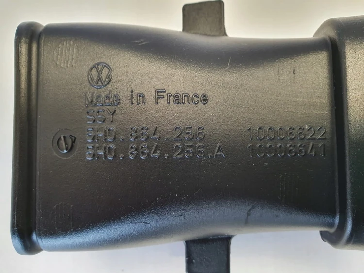 VW GOLF 8 VIII KANAŁ TUNEL POWIETRZA 5H0864256 A