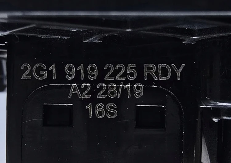 VW POLO VI KONTROLKA PASÓW ŚWIATŁA AWARYJNE 2G0953509K 2G1919225RDY