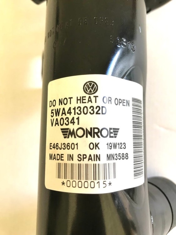 VW AUDI SKODA SEAT AMORTYZATOR PNEUMATYCZNY 5WA413032D NOWE