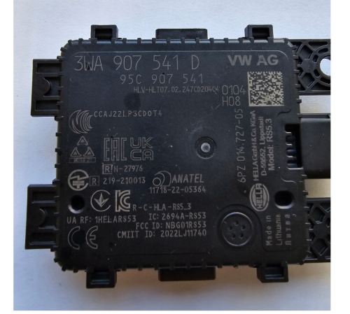 Oryginalny radar odległości ACC Distronic VAG 3WA.907.541 D nowy.