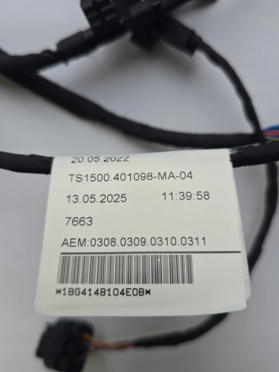 Wiązka instalacja zderzaka tył VW ID.7 14B971104E 6 PDC oryginał