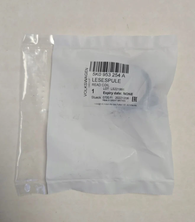 VW AUDI SKODA SEAT ORYGINALNA NOWA CEWKA IMMOBILAISERA 5K0953254A