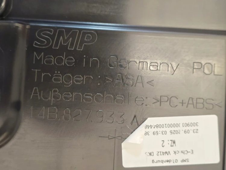 SPOJLER LOTKA TYŁ TYLNA KLAPY BAGAZNIKA VW ID.7 ID7 14B827933A