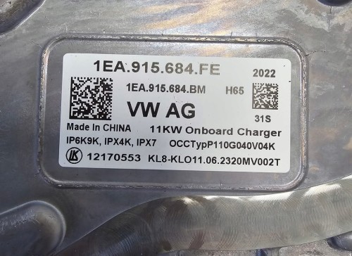 ID4.5 ID.4 ID4 ID5 ŁADOWARKA AKUMULATORA 11KW 1EA915684FE