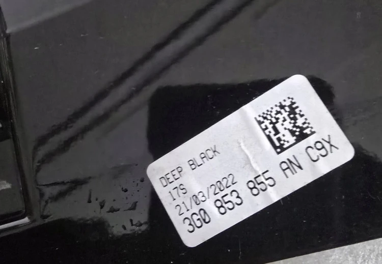 Listwa nakładka progowa lewa VW Passat B8 3G0853855AN LC9X Deepblack