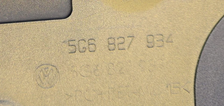 SPOJLER KLAPY BAGAŻNIKA VW GOLF VII GTI GTD LOTKA 5G6827934 STOP LL1W