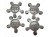 DEKIELKI KAPSLE DEKLE PAJĄKI DO FELG Z AUDI 4F0601165N 4SZT.