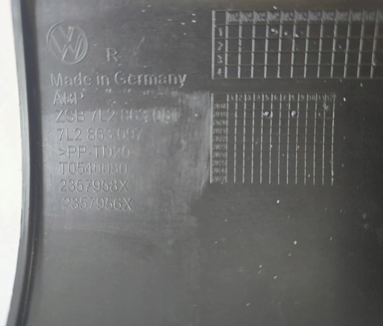 VW T6.1 Transporter OSŁONA KOLUMNY KIEROWNICZEJ UK 7L2863097