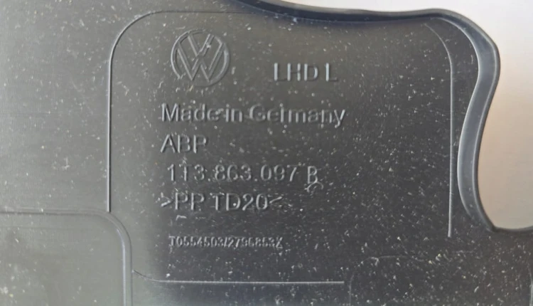 VW ID BUZZ OSŁONA POD DESKĘ KIEROWNICE 1T3863097B