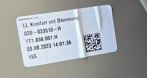 SCHOWEK PASAŻERA KONSOLI DESKI TRANSPORTER MULTIVAN 7T1858007H
