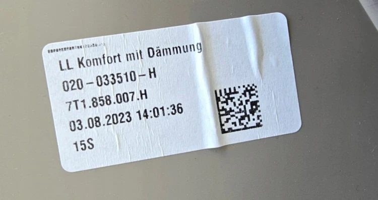 SCHOWEK PASAŻERA KONSOLI DESKI TRANSPORTER MULTIVAN 7T1858007H
