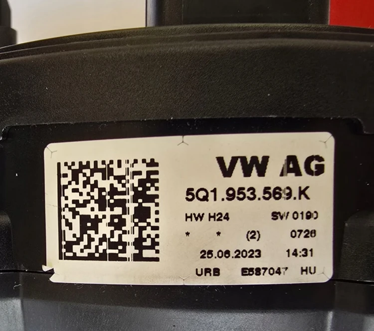 PRZEŁĄCZNIK ŚWIATEŁ WYCIERACZEK TAŚMA VOLKSWAGEN 5Q1953502BA