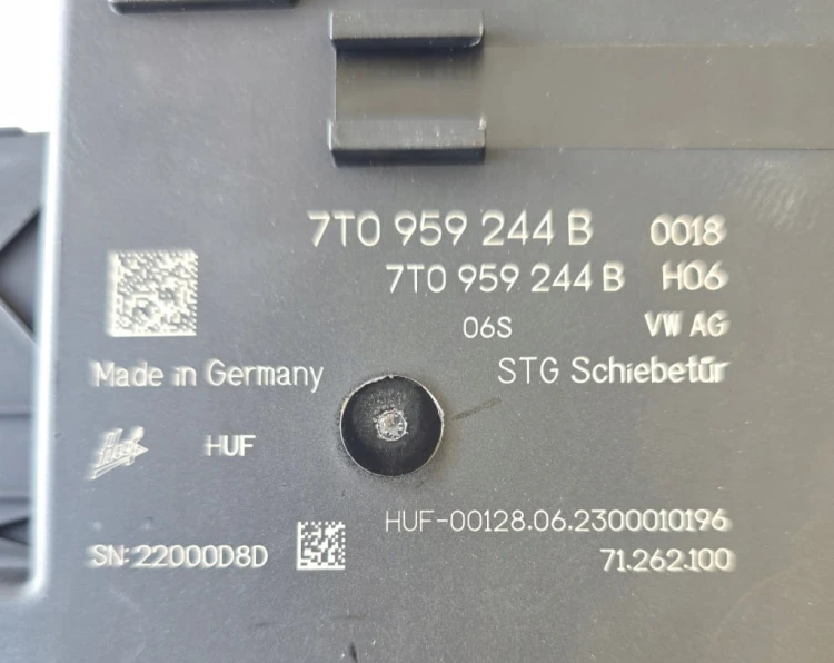 VW MULTIVAN TRANSPORTER T7 Sterownik drzwi przesuwnych OEM 7T0959244B